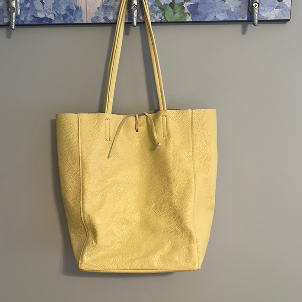 Italian Leather Tote Bag